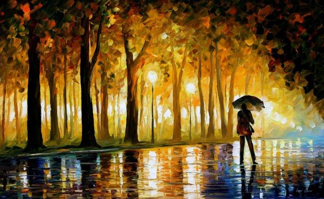 Bewitched Park by Leonid Afremov